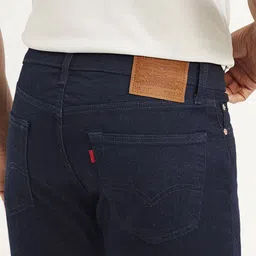Levis Men Slim Fit Mid-Rise Clean Look No Fade Stretchable Jeans image 5