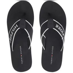 Tommy Hilfiger Men's Black Flip Flops-picture-20