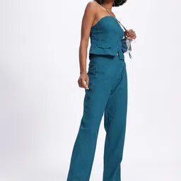 glitchez Vibe Sync Pocket Detail Strapless Co-Ords image 5