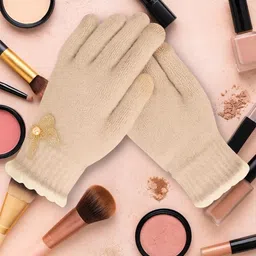 LOOM LEGACY Women Acrylic Touchscreen Gloves-image-8