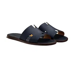 ITALIAN SHOES CO Blue Flip Flops-picture-48