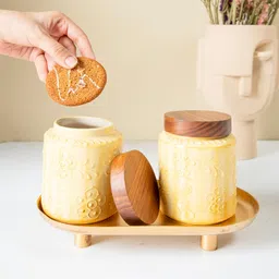 Arte Casa Amber airtight Jar set of 2-picture-12