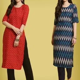 Ethnic basket Women Multicoloured Kurtas-picture-24