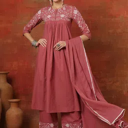 GULMOHAR JAIPUR Women Anarkali Kurta Sets-image-70