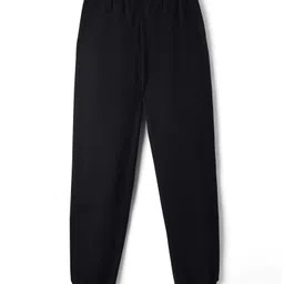 Pine Active Knit Full Length Super Stretch Solid Coloured Track Pant - Black image 3