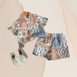 NAAMJAP Kids-Unisex Pure Cotton Printed Clothing Set image 3