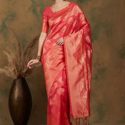 Suha Woven Design Zari Art Silk Banarasi Saree-picture-36