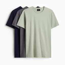 H&M 3-Pack Slim Fit T-shirts image 1