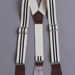 BUMZEE Cotton Knit Full Sleeves Solid Color Onesie & Pant Set With Suspender & Cap - Beige & Green image 5