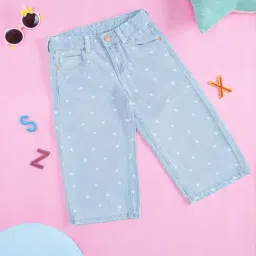 Pantaloons Junior Kids Blue Cotton Regular Fit Jeans-picture-49