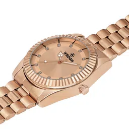 WROGN Men Embellished Dial & Bracelet Style Straps Analogue Watch HOBWRG0498-RG image 4