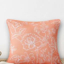 Living Scapes by Pantaloons Pink Cotton Cushion Cover-picture-35