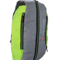 SWISS MILITARY LBP23 Green & Grey Polyester Laptop Backpack Bag With 31 L Capacity image 2