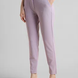 Van Heusen Woman Regular Fit Mid Rise Formal Trousers image 4