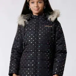 Kate & Oscar Kids Black Printed Full Sleeves Jacket-image-38