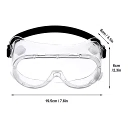 Motopack Universal Eye Protection Safety Goggles MTSGR03 (Pack of 5 Pcs) image 3