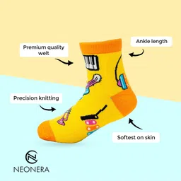 NEONERA Pack of 3 Dynamic Beats Ankle socks image 4