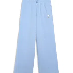 Puma Kids Sky Blue Solid Sweatpants-image-64