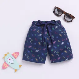 Here&Now X Denikid Infant Boys Printed Pure Cotton Shorts-picture-44