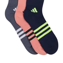 ADIDAS Unisex Pack Of 3 Ankle Length Socks image 2