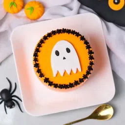 Spooky Whispers Halloween Cake (250 Gm) image 3