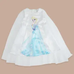Pantaloons Junior White & Blue Cotton Printed Party Dress-picture-25