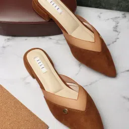 Elle Women's Brown Mule Shoes-image-28