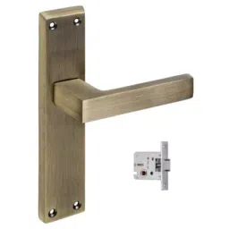 OZONE Aries Series HORIZON 45x85 mm Mortise Handle for Bathroom High-Quality Zinc Alloy Antique Brass Finish, OZH-ARI-HOR BT ANTIQUE BRASS-picture-25