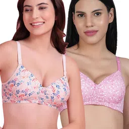 SHYAM SONS FLAIR Floral Bra Full Coverage Lightly Padded-picture-16