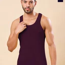 Friskers Men Pack Of 2 Round Neck Pure Cotton Innerwear Vests-picture-37