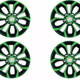 Auto Pearl R12 Press Type With Retention Ring PTA106 Wheel Cover for Maruti Omni 40.5 cm image 2