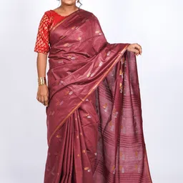 ANUTTARA Ethnic Zari Silk Cotton Bhagalpuri Saree-picture-37