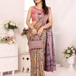 ROOP SUNDARI SAREES Floral Printed Saree-image-92