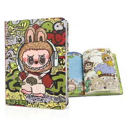 FunBlast Cute Labubu Design A5 Diary for Journal Pack of 1 (Random Print)-image-26