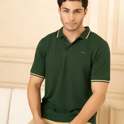 Minus One Men Polo Collar Regular Fit T-shirt-picture-17