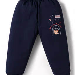 Mini Donuts Interlock Knit Full Length Lounge Pant With Space Theme Print Pack Of 3 - Red White & Navy Blue image 2