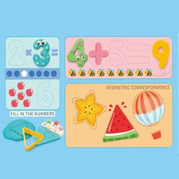 Kidology 31 Pieces Play Dough Tool Kit Puzzles Activity Toys and Games image 4