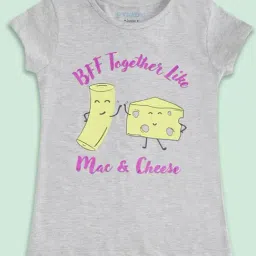 Pantaloons Junior Grey Cotton Printed T-Shirt-picture-25