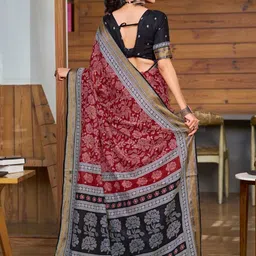 all about you Ethnic Motifs Zari Saree image 5