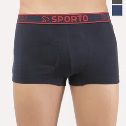 Sporto by Macho Pack Of 3 Mid-Rise Short Trunks-picture-38