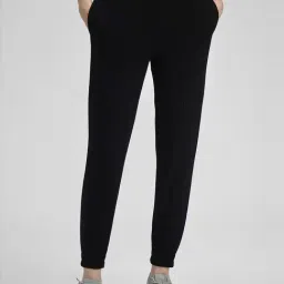 Forever 21 Black Cotton Sports Joggers-picture-31