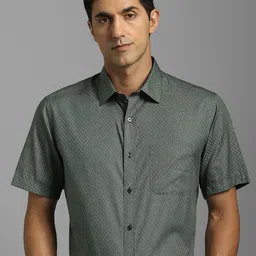 Louis Philippe Textured Pure Cotton Formal Shirt-picture-20