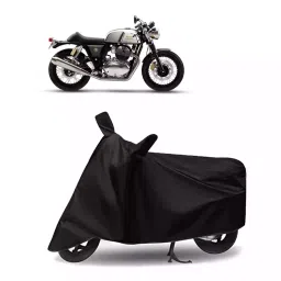 Auto Pearl Bike Cover for Royal Enfield Continental GT (Black)-picture-37