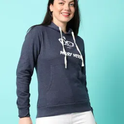 Campus Sutra Navy Cotton Graphic Print Hoodie-image-46