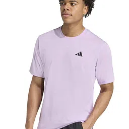 ADIDAS Men Solid Round Neck T-shirt-picture-34