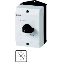 EATON 1P 7 Position 45° Rotary Cam Switch, 690 V AC, 20A, Toggle Actuator, 222715 T0-4-8234/I1-picture-22