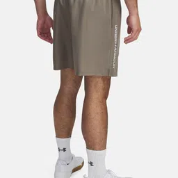 UNDER ARMOUR Tech Wordmark Men Typography Printed Loose Fit Training or Gym Sports Shorts image 3