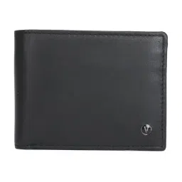 Van Heusen Black Leather Bi-Fold Wallet for Men-picture-25