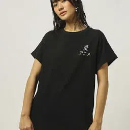 Bewakoof Black Cotton Printed T-Shirt-picture-25