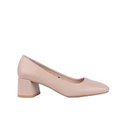 Jove PU Block Heeled Pumps image 4